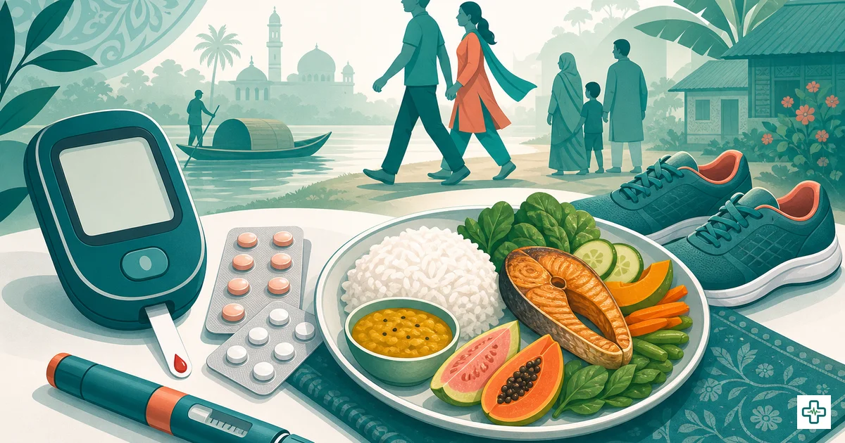 Diabetes medicine in Bangladesh — metformin, gliptins, glimepiride tablets and insulin