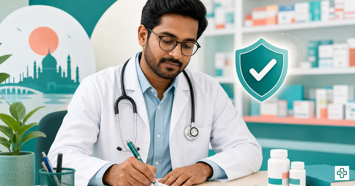BMDC-registered doctor in Bangladesh signing a valid prescription