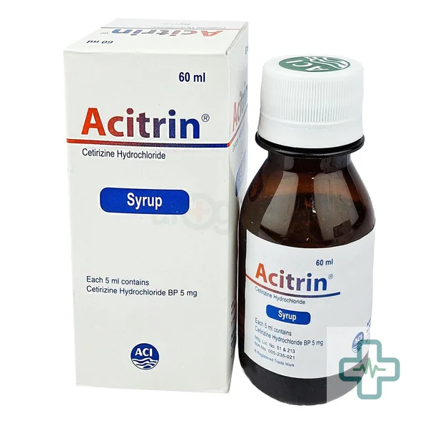 Acitrin 5 mg/5 ml Syrup — Cetirizine Dihydrochloride