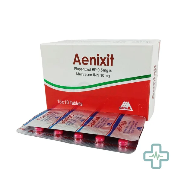 Aenixit 500 mcg + 10 mg Tablet — Flupentixol + Melitracen