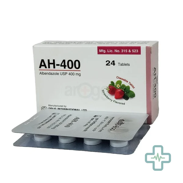 AH-400 Chewable 400 mg Tablet — Albendazole
