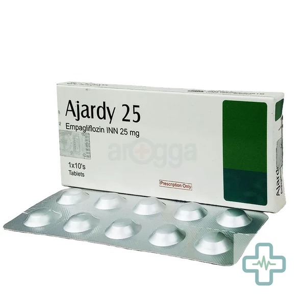 Ajardy 25 25 mg Tablet — Empagliflozin