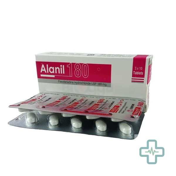 Alanil 180 mg Tablet — Fexofenadine Hydrochloride