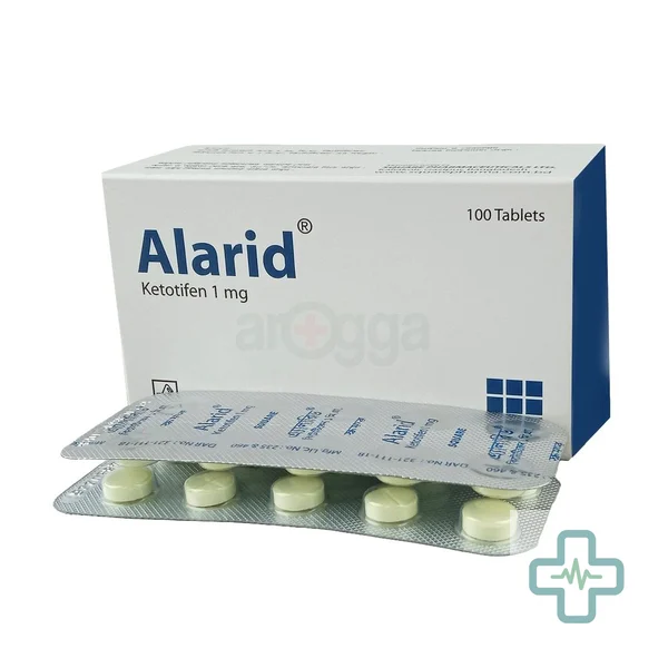 Alarid 1 mg Tablet — Ketotifen
