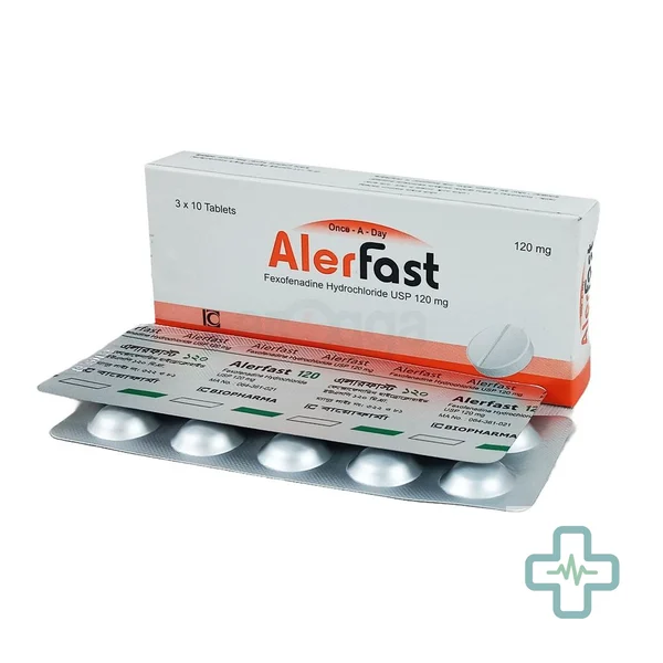 Alerfast 120 mg Tablet — Fexofenadine Hydrochloride