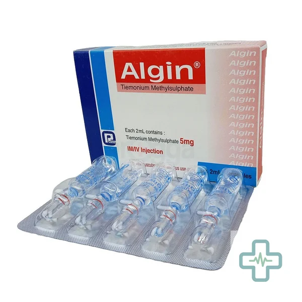 Algin 5 mg/2 ml Injection — Tiemonium Methylsulphate