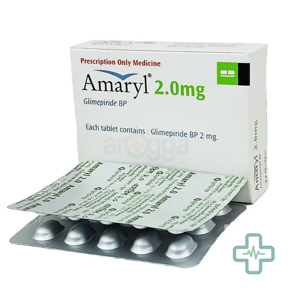 Amaryl 2 mg Tablet — Glimepiride