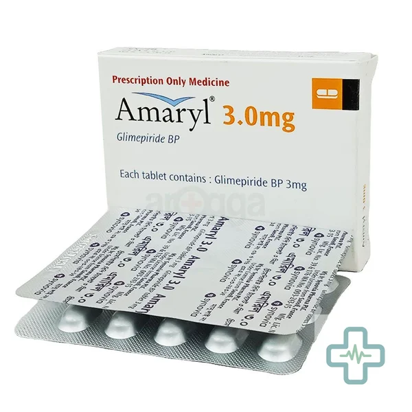 Amaryl 3 mg Tablet — Glimepiride