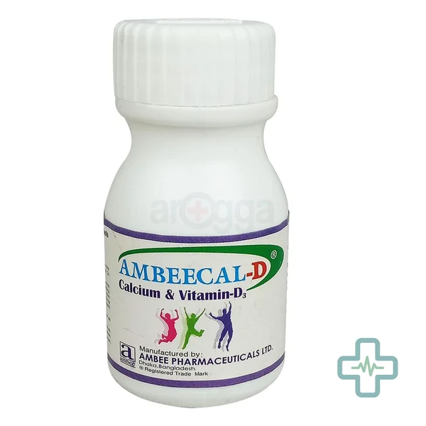 Ambeecal-D 500 mg + 200 iu Tablet — Calcium + Vitamin D3
