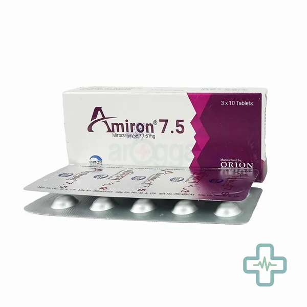 Amiron 7.5 7.5 mg Tablet — Mirtazapine