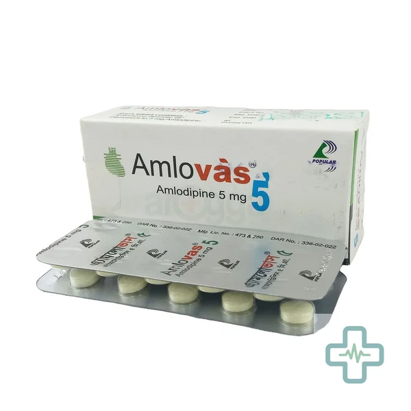 Amlovas 5 mg Tablet — Amlodipine