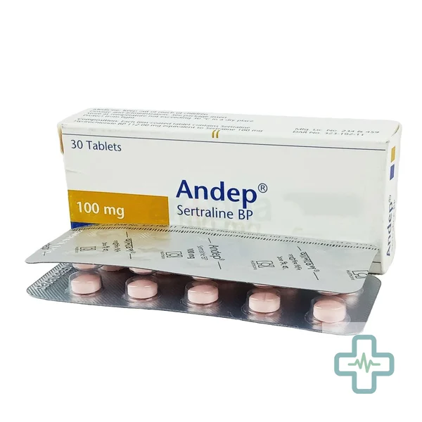 Andep 100 mg Tablet — Sertraline