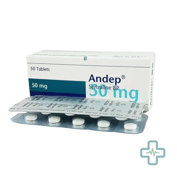 Andep 50 mg Tablet — Sertraline