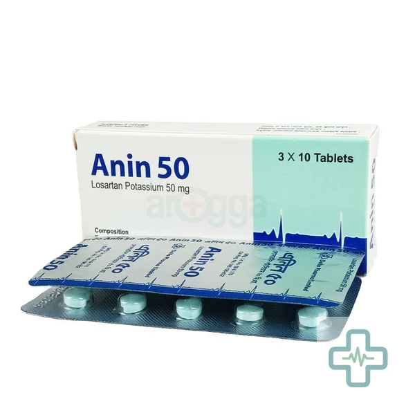 Anin 50 mg Tablet — Losartan Potassium