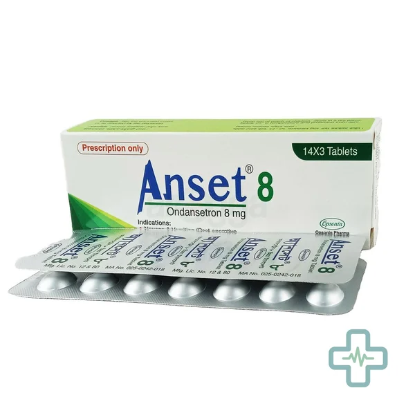 Anset 8 mg Tablet — Ondansetron