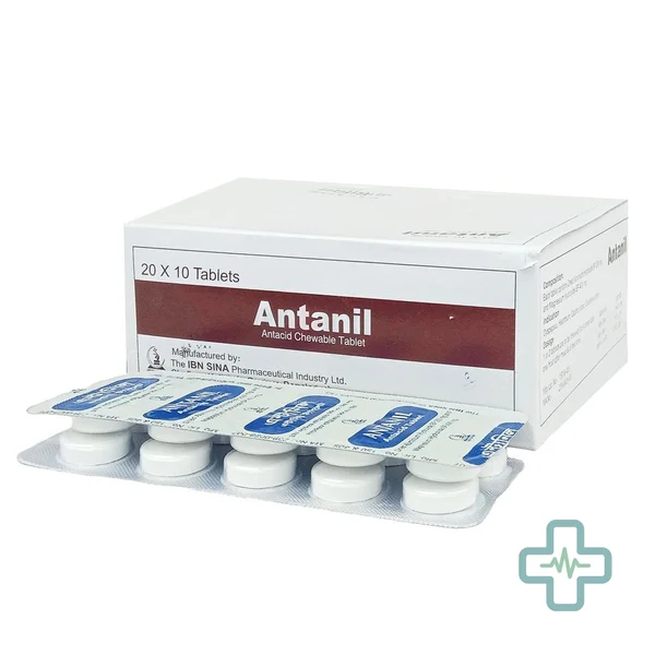 Antanil 250 mg + 400 mg Tablet — Aluminium Hydroxide + Magnesium Hydroxide