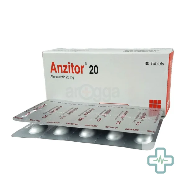 Anzitor 20 mg Tablet — Atorvastatin