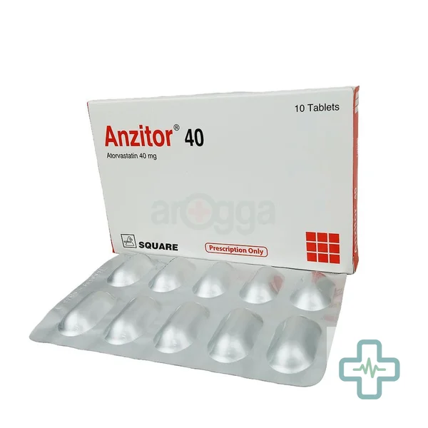 Anzitor 40 mg Tablet — Atorvastatin
