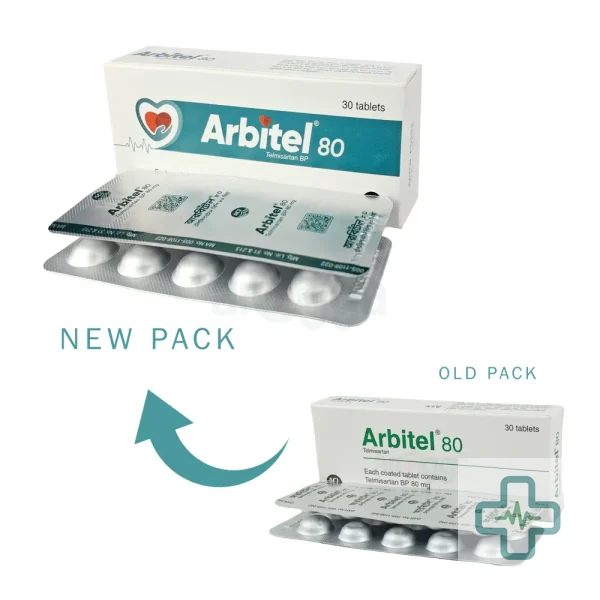Arbitel 80 80 mg Tablet — Telmisartan