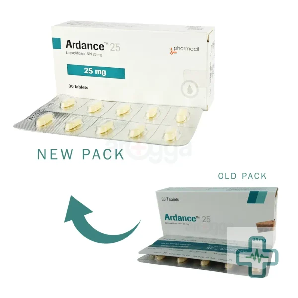 Ardance 25 25 mg Tablet — Empagliflozin
