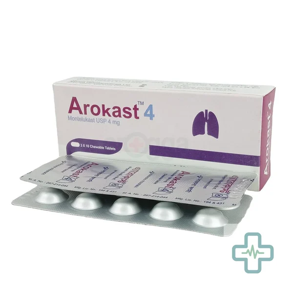 Arokast 4 mg Tablet — Montelukast
