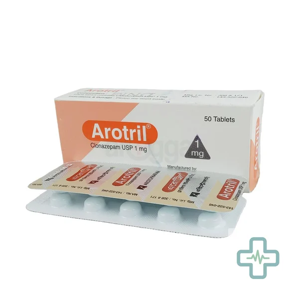 Arotril 1 mg Tablet — Clonazepam