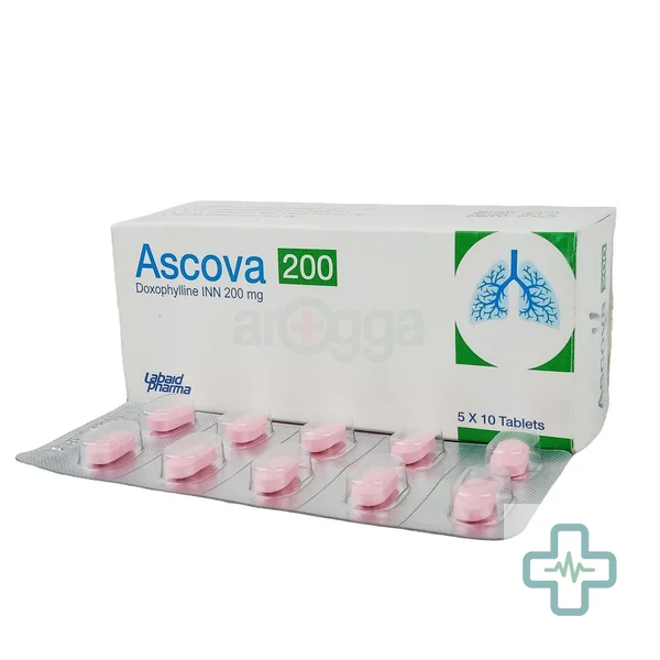 Ascova 200 200 mg Tablet — Doxofylline