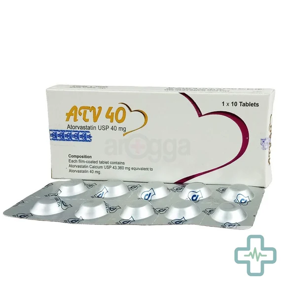 ATV 40 mg Tablet — Atorvastatin