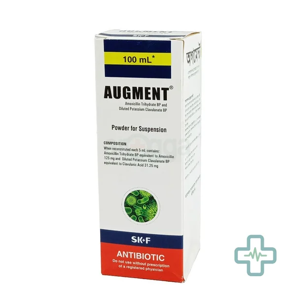 Augment 125 mg + 31.25 mg/5 ml Powder For Suspension — Amoxicillin + Clavulanic Acid
