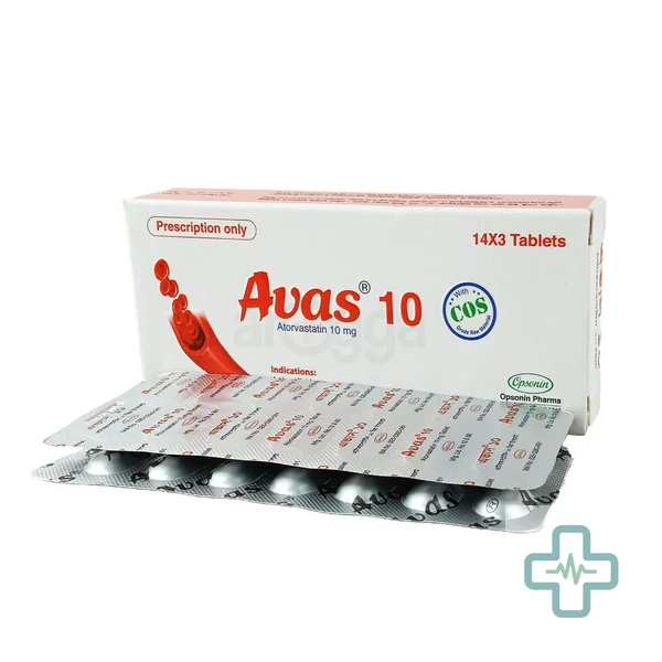 Avas 10 mg Tablet — Atorvastatin
