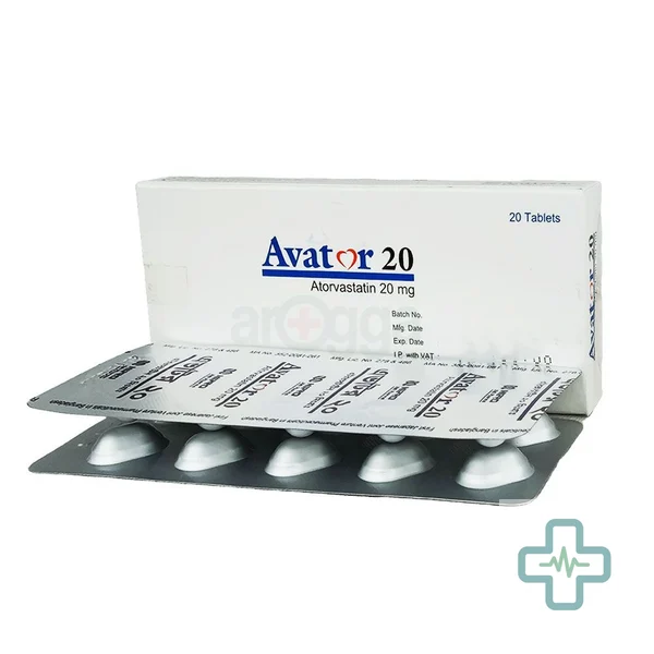 Avator 20 20 mg Tablet — Atorvastatin