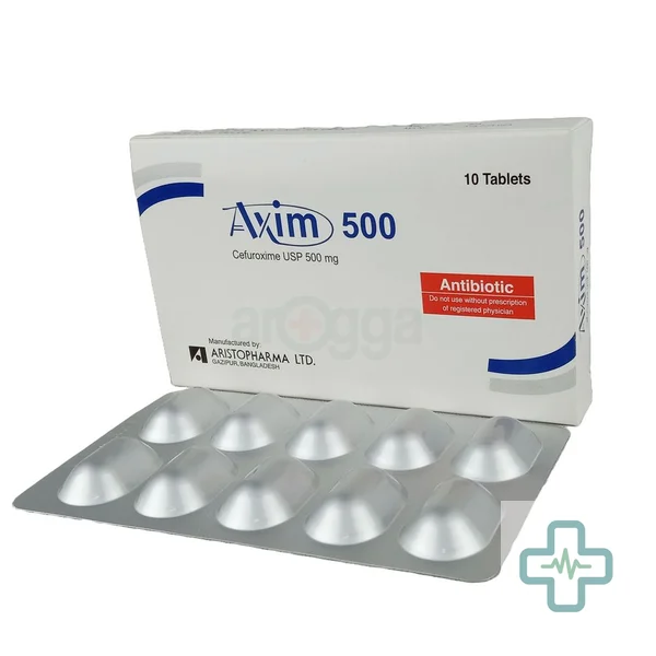 Axim 500 mg Tablet — Cefuroxime