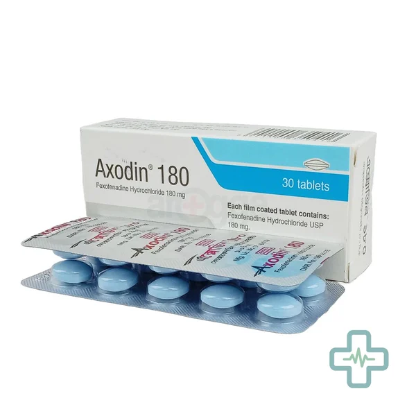 Axodin 180 mg Tablet — Fexofenadine Hydrochloride