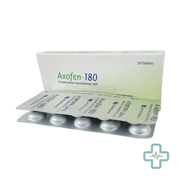 Axofen 180 mg Tablet — Fexofenadine Hydrochloride