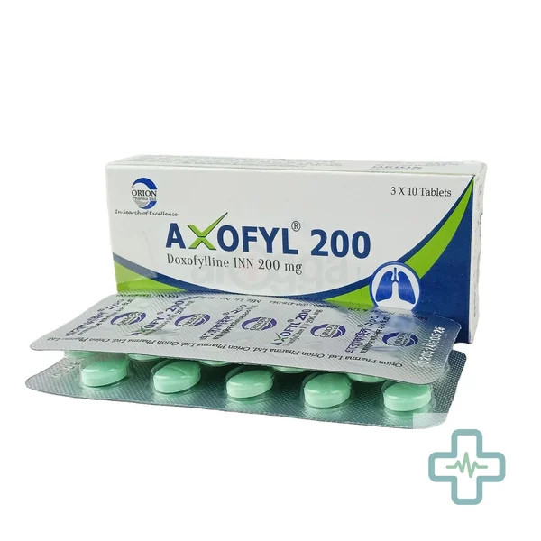 Axofyl 200 200 mg Tablet — Doxofylline