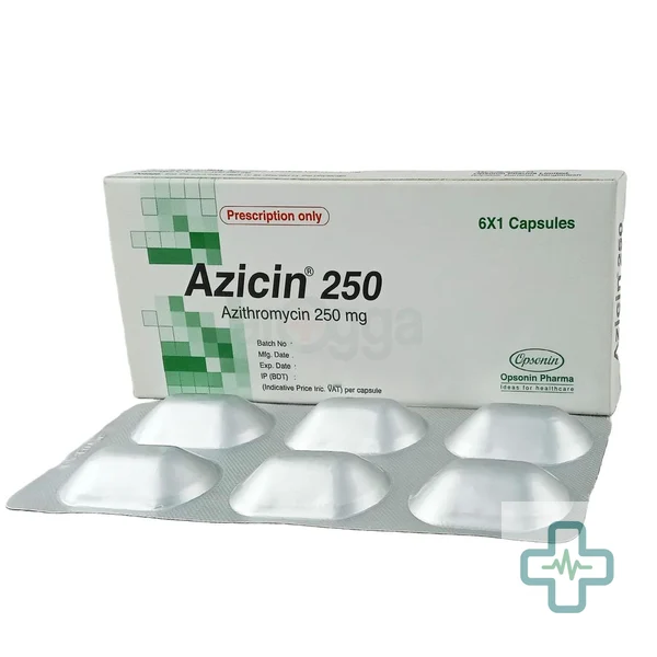 Azicin 250 mg Capsule — Azithromycin