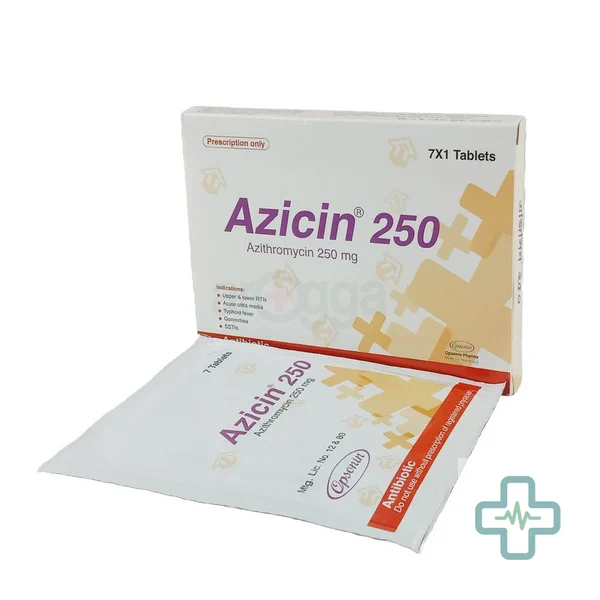 Azicin 250 mg Tablet — Azithromycin