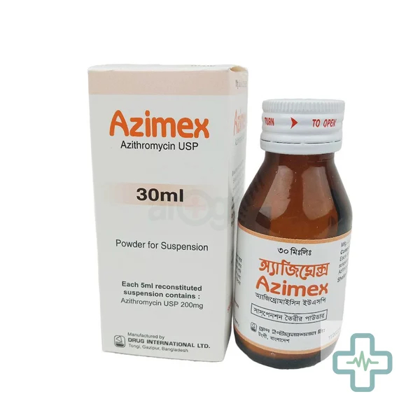 Azimex 200 mg/5 ml Powder For Suspension — Azithromycin