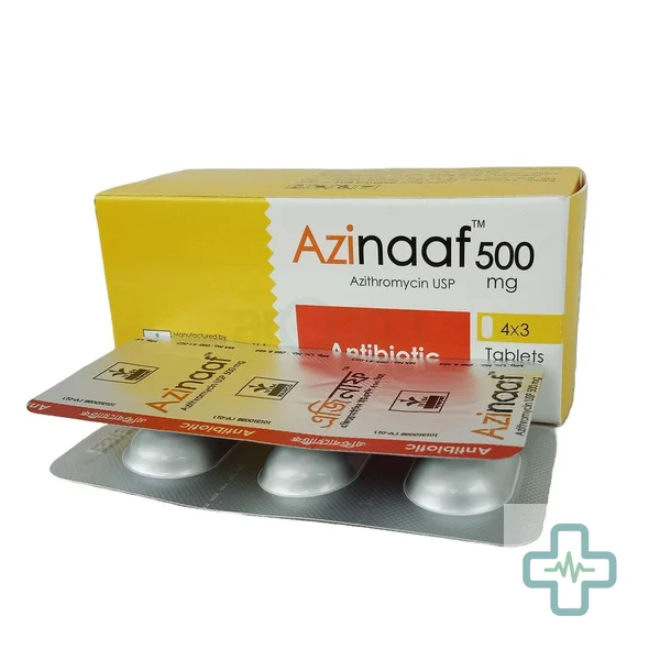 Azinaaf 500 mg Tablet — Azithromycin