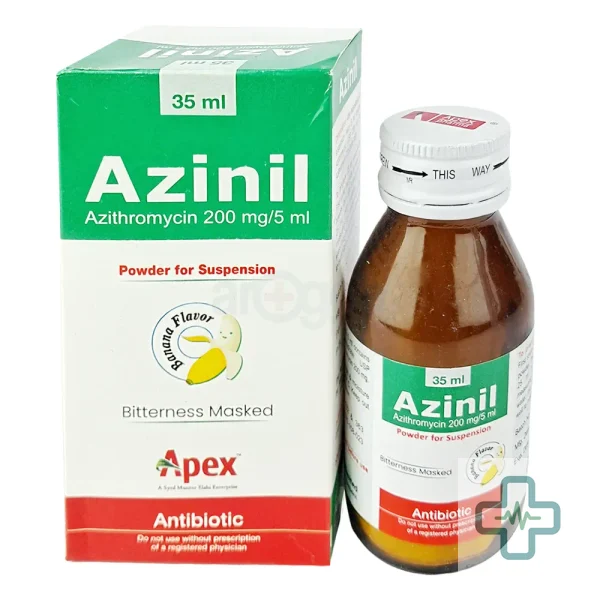 Azinil 200 mg/5 ml Powder For Suspension — Azithromycin