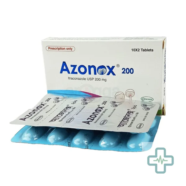 Azonox 200 200 mg Tablet — Itraconazole