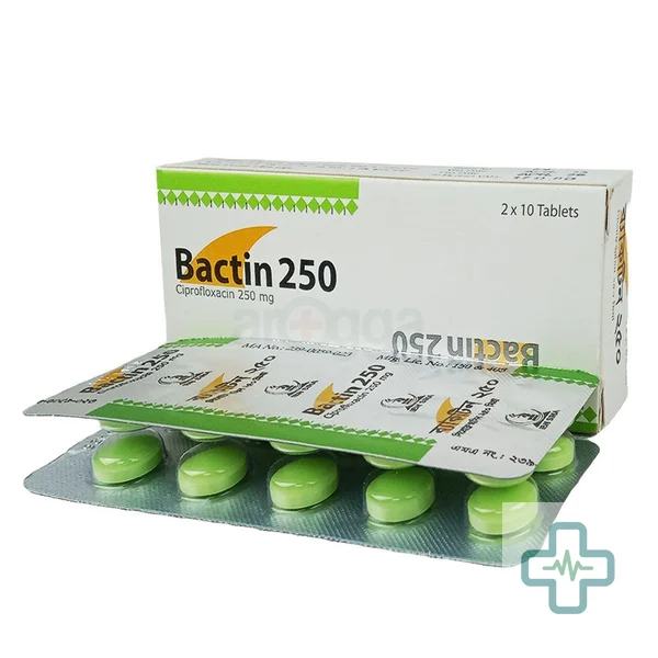Bactin 250 mg Tablet — Ciprofloxacin