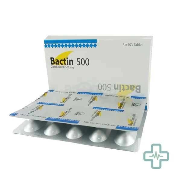 Bactin 500 mg Tablet — Ciprofloxacin