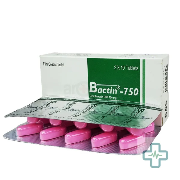 Bactin 750 mg Tablet — Ciprofloxacin