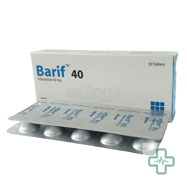 Barif 40 40 mg Tablet — Febuxostat
