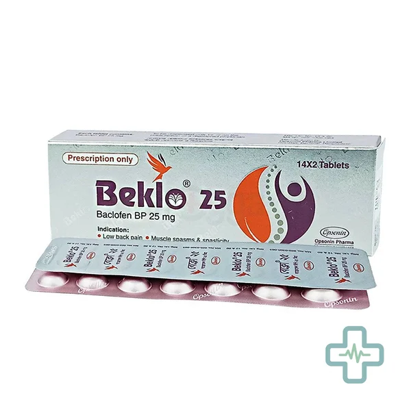 Beklo 25 mg Tablet — Baclofen