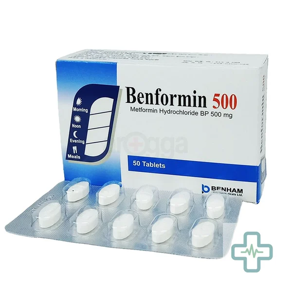 Benformin 500 500 mg Tablet — Metformin Hydrochloride