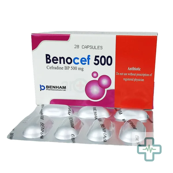 Benocef 500 mg Capsule — Cephradine