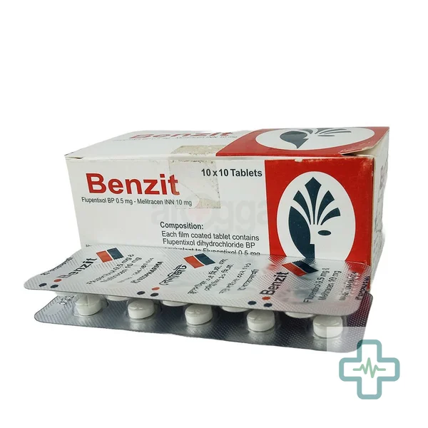 Benzit 500 mcg + 10 mg Tablet — Flupentixol + Melitracen