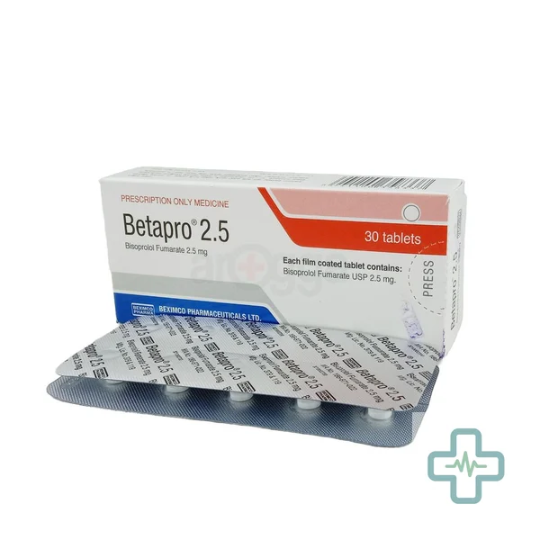 Betapro 2.5 2.5 mg Tablet — Bisoprolol Hemifumarate